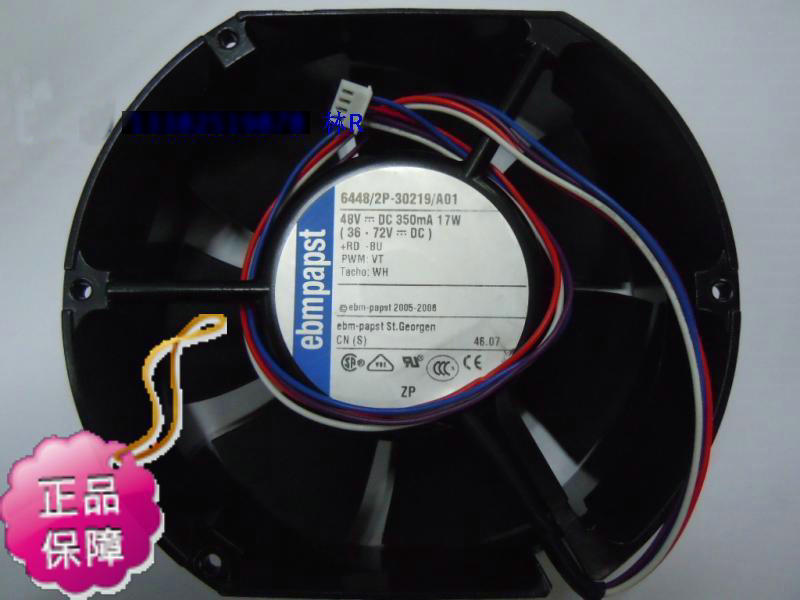 New Original German EBMPAPST 6448/2P-30219/A01 DC48V 0.35A 18.5W 172*51MM Inverter drive cooling fan
