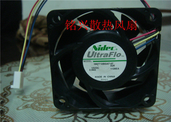 New original Nidec 12V 0.94A 3Y12DA H60T12BGA7-07 60 * 60 * 25mm cooling fan