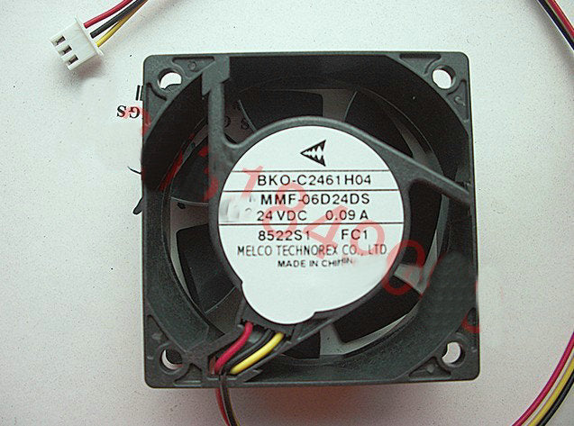 New Original Nidec Inverter fan for Mitsubishi BKO-C2461H04 MMF-06D24DS FC1 24V 0.09A 60*60*25MM
