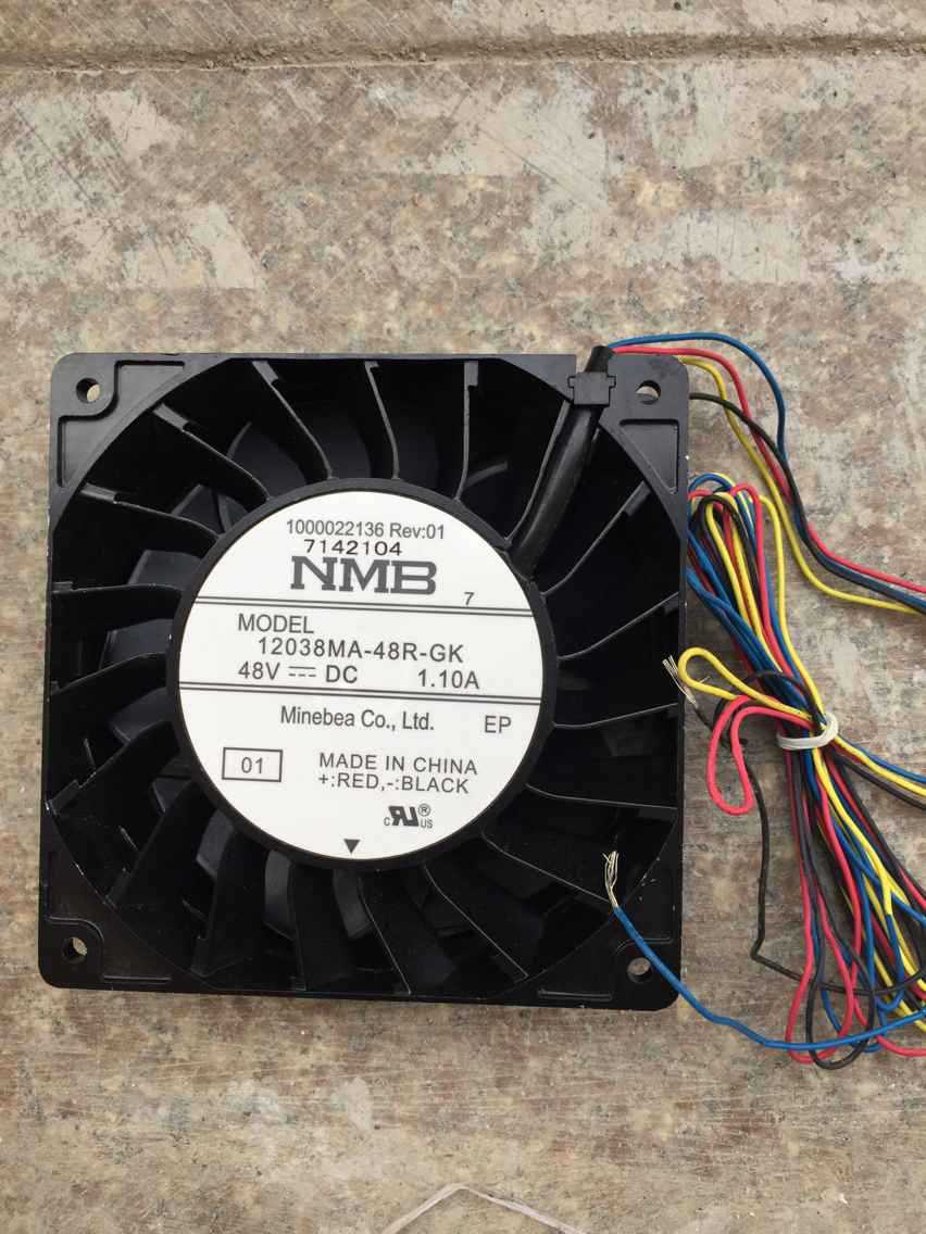 مروحة تبريد عاكس جديدة أصلية NMB 12038MA-48R-GK 48V 1.10A 12 سم
