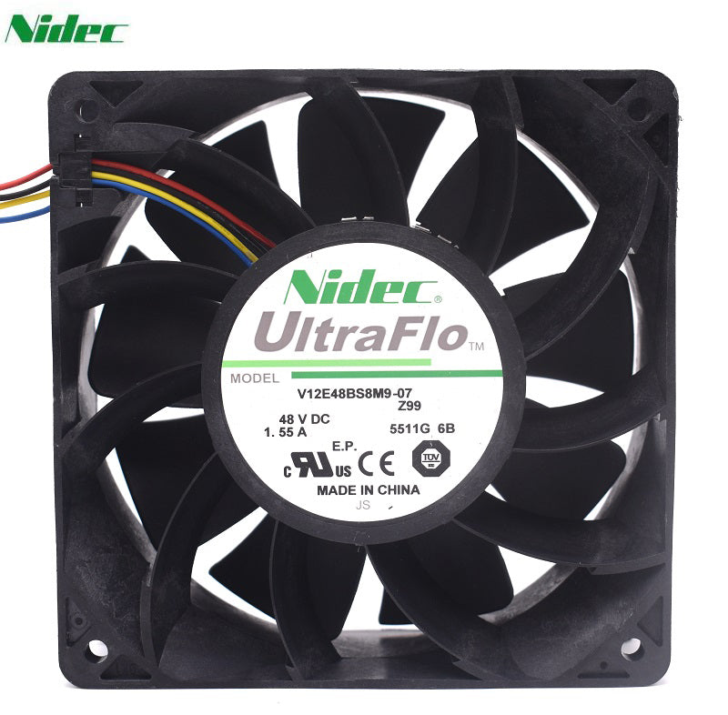 Wholesale: authentic Delta EFC0812DB 80*80*15 12V 0.50A 8CM PWM large air volume fan speed control