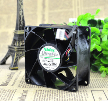 NIDEC 80*80*38 12V 1.5A V80E12BS2A7-07 8CM PWM four wire temperature air fan