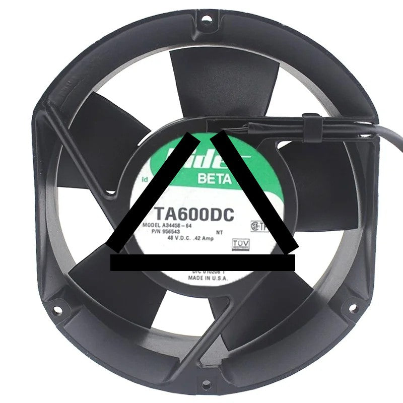 Nidec A34458-64 DC 48V 0.42Amp 3 Wires Axial Cooling Fan