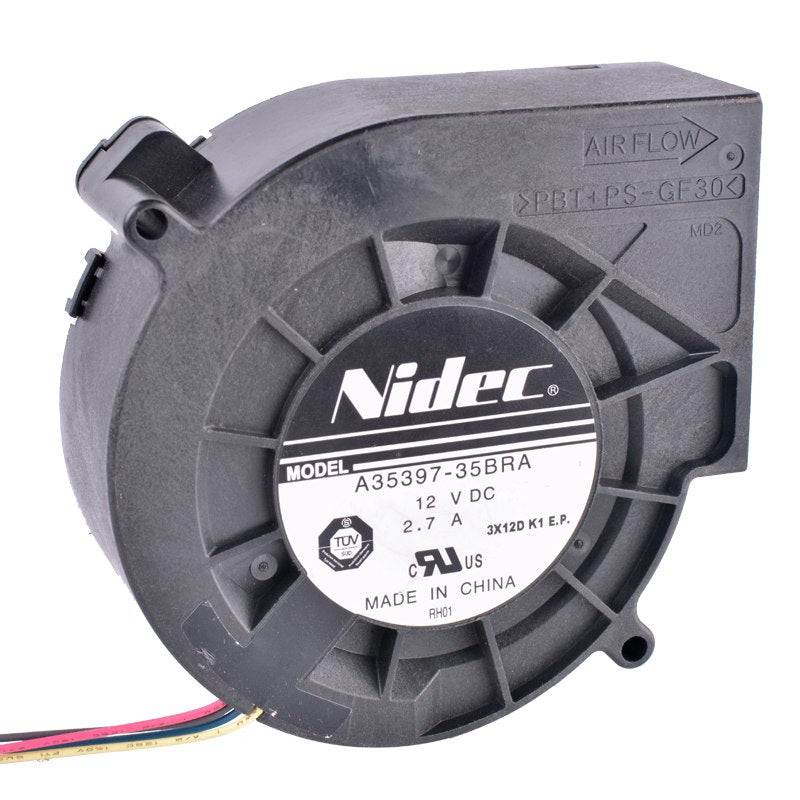 Nidec A35397-35BRA 12V 2.70A Centrifugal turbine blower