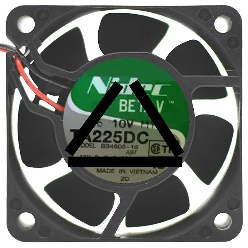 Nidec B34605-16 DC 12V 0.58Amp 2 Wires Axial Cooling Fan