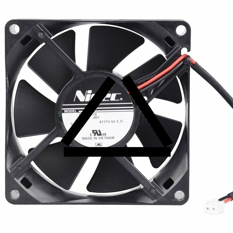 Nidec B35065-16JBY DC 12V 0.49A 2 Wires Axial Cooling Fan