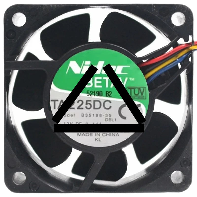 Nidec B35198-35 DC 12V 0.14A 4 Wires PWM Axial Cooling Fan