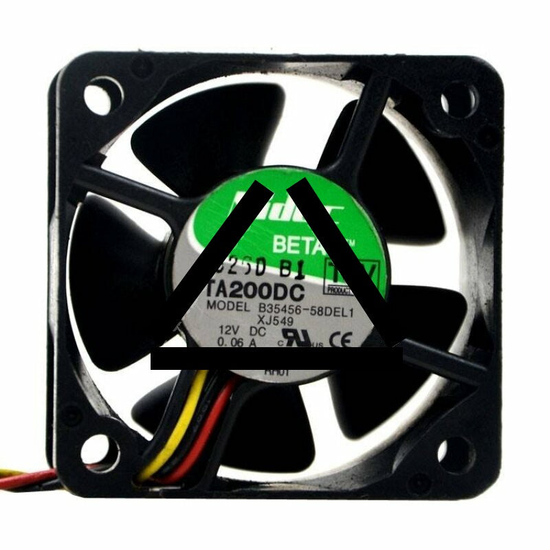 Nidec B35456-58DEL1 DC 12V 0.06A 3 Wires Axial Cooling Fan