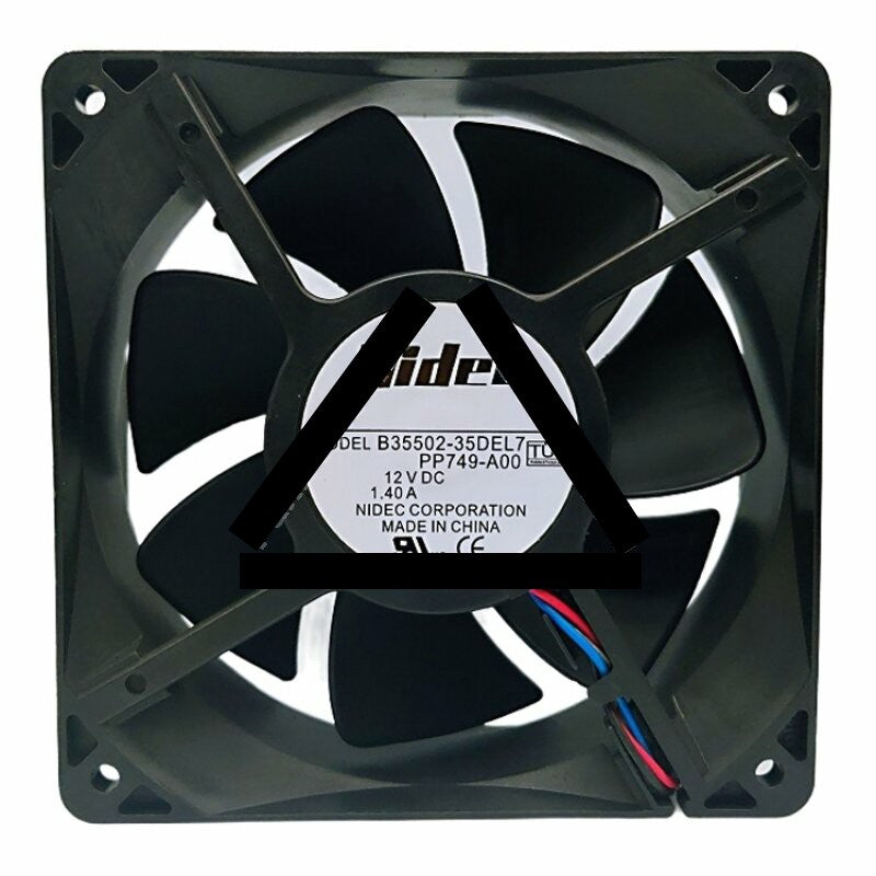 Nidec B35502-35DEL7 DC 12V 1.40A 12038 Axial Cooling Fan
