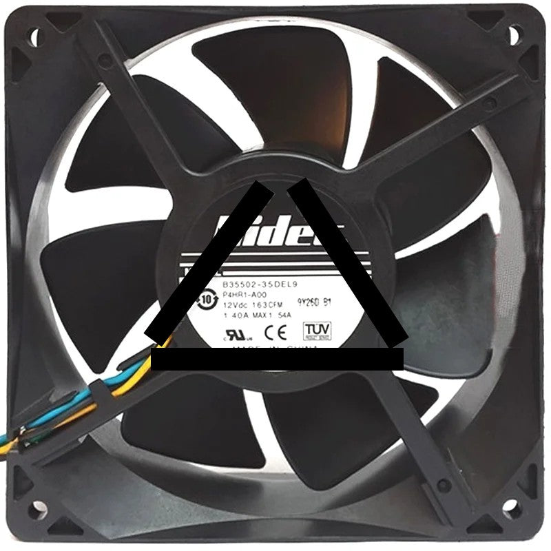 Nidec B35502-35DEL9 P4HR1-A00 12V 1.40A 4 Wires 163CFM Cooling Fan