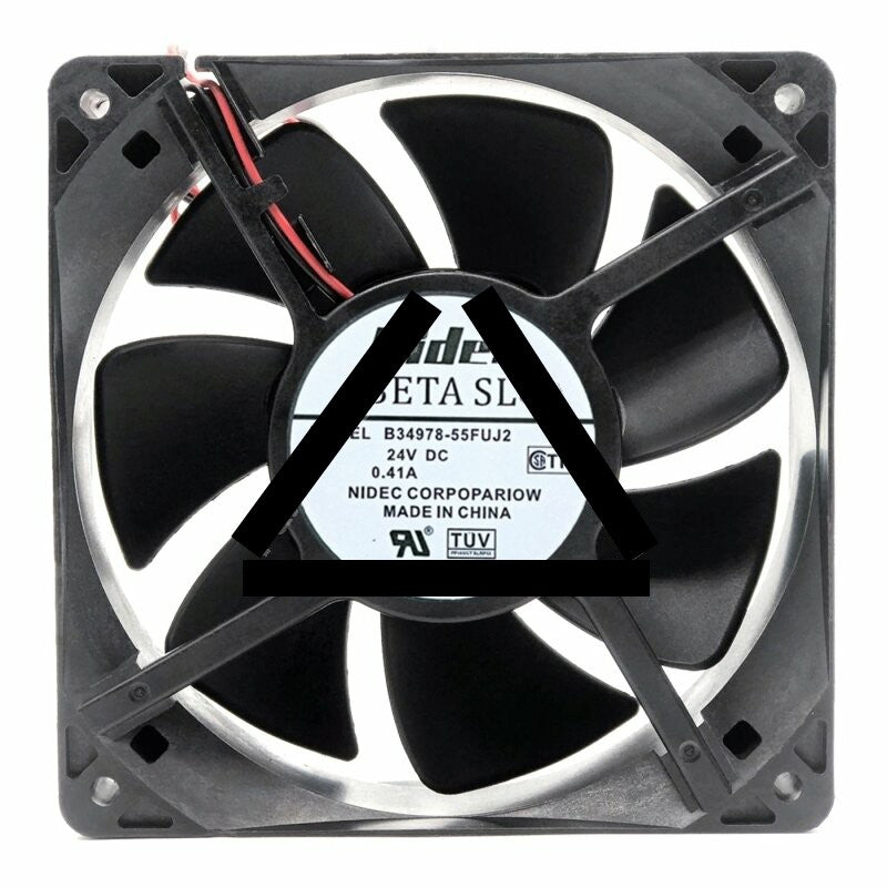 Nidec BETASL B34978-55FUJ2 DC 24V 0.41A 12038 Axial Cooling Fan