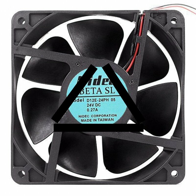 Nidec BETASL D12E-24PH 05 DC 24V 0.27A 12038 Axial Cooling Fan