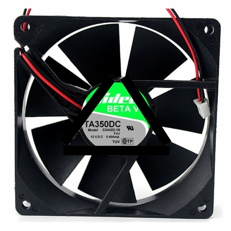 Nidec C34422-16 DC 12V 0.40A 2 Wires Axial Cooling Fan