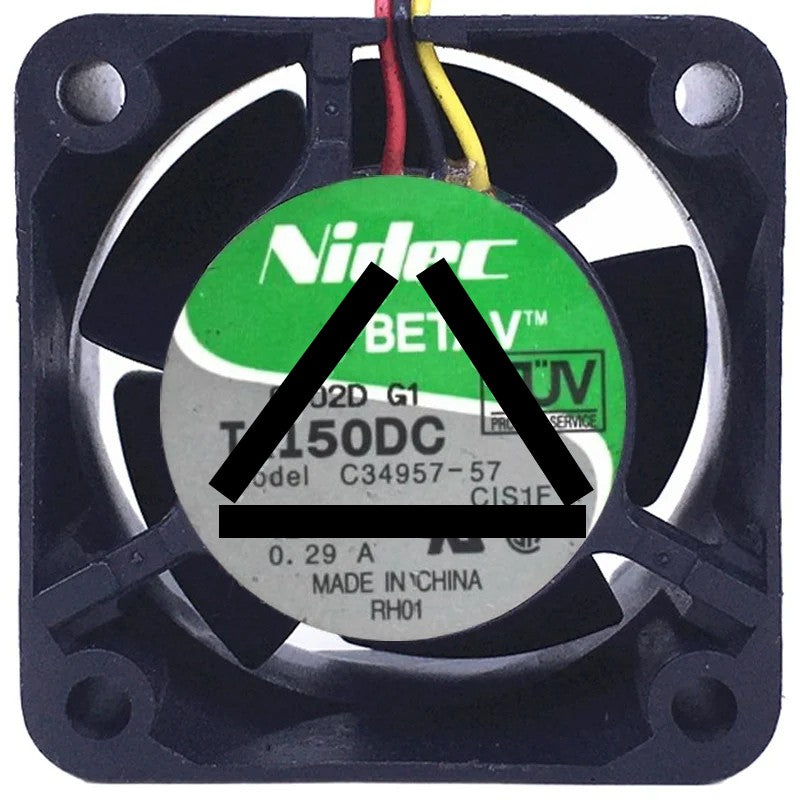 Nidec C34957-57 12V 0.29A 3 Wires Axial Cooling Fan