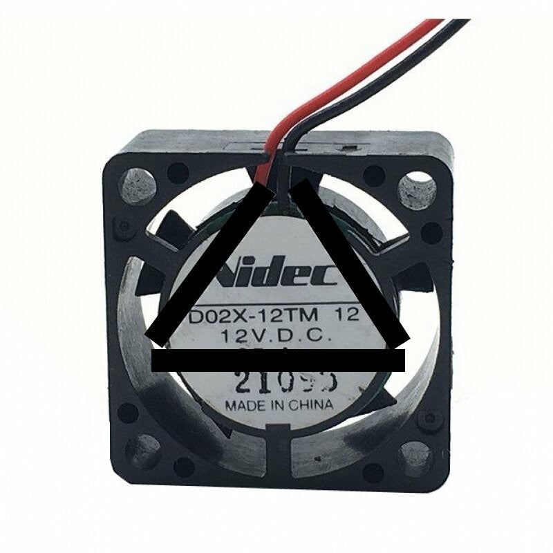 Nidec D02X-12TM DC 12V 0.05A 2 Wires / 3 Wires Axial Cooling Fan