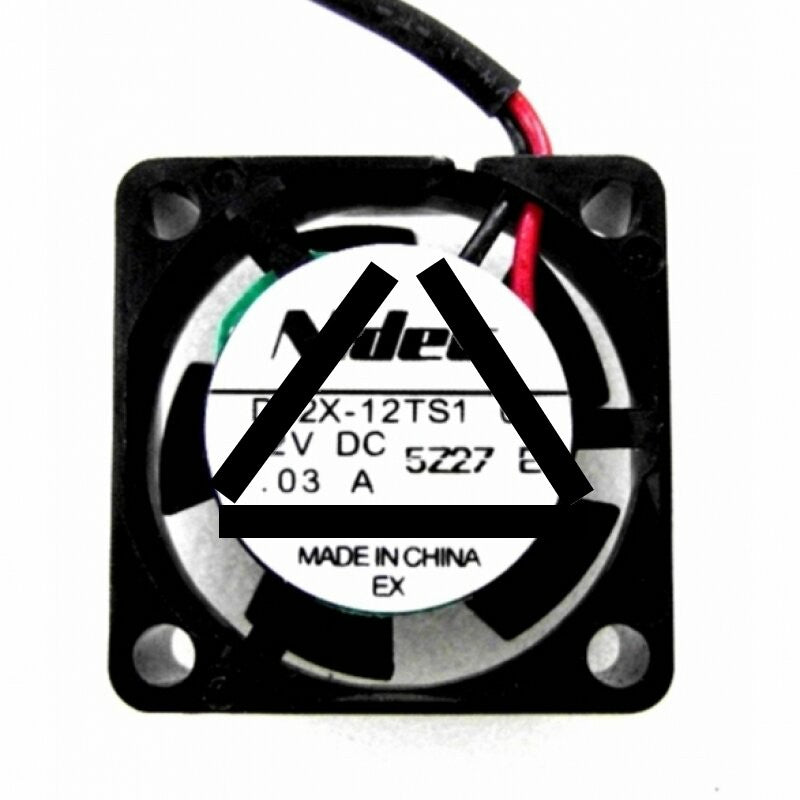 Nidec D02X-12TS1 DC 12V 0.03A 2 Wires Axial Cooling Fan