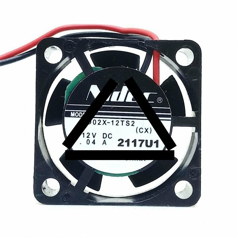 Nidec D02X-12TS2 DC 12V 0.04A 2 Wires Axial Cooling Fan