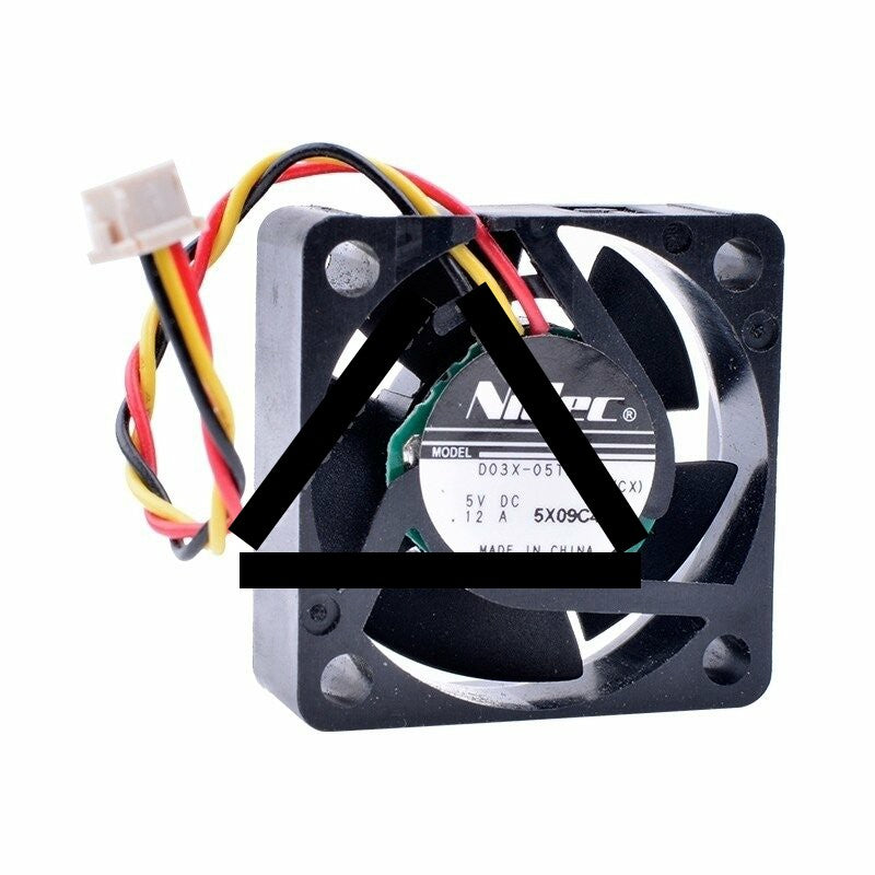 Nidec D03X-05TM DC 5V 0.12A 2 Wires / 3 Wires Axial Cooling Fan