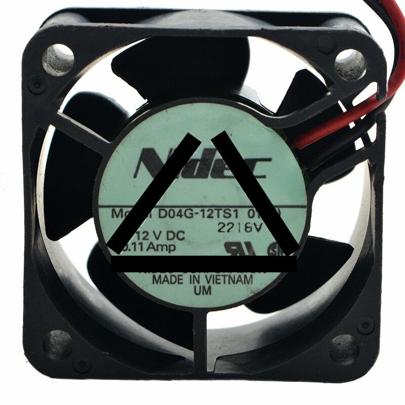 Nidec D04G-12TS1 01(H) DC 12V 0.11Amp 4020 Axial Cooling Fan