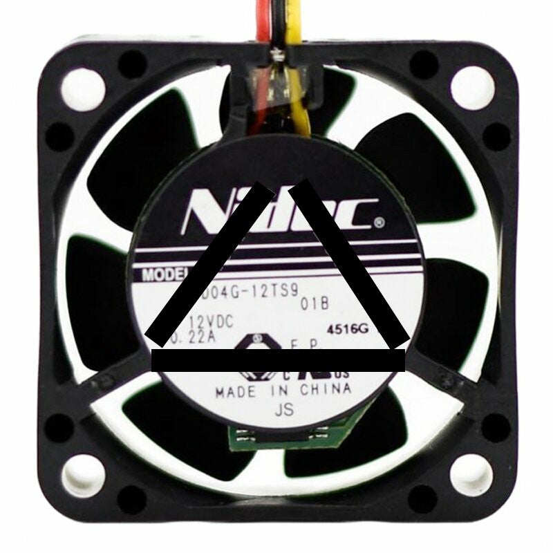 Nidec D04G-12TS9 01B DC 12V 0.22A 4020 Axial Cooling Fan