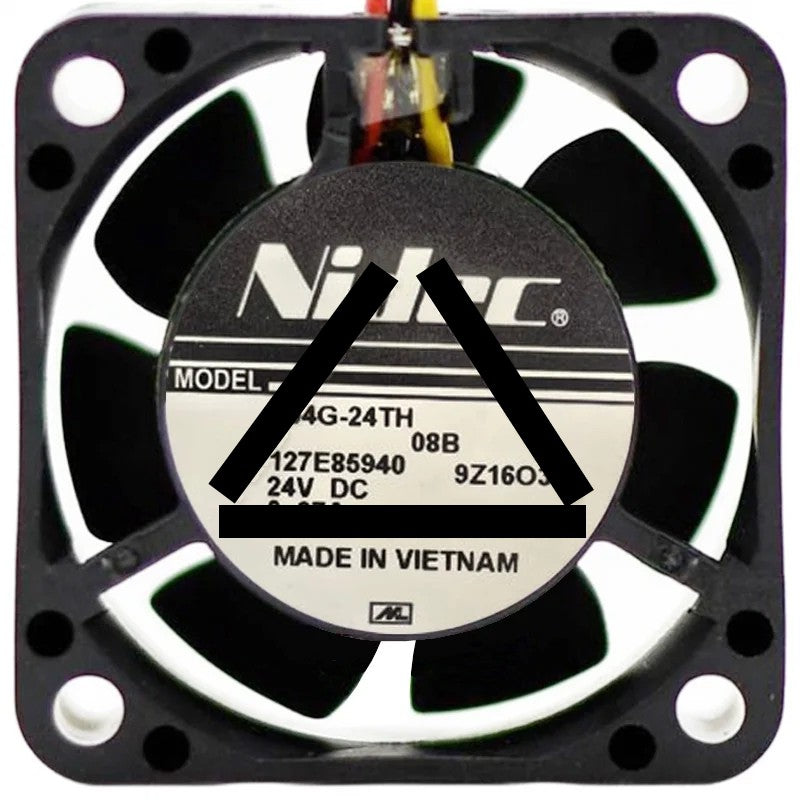 Nidec D04G-24TH 08B DC 24V 0.07A 3 Wires Axial Cooling Fan