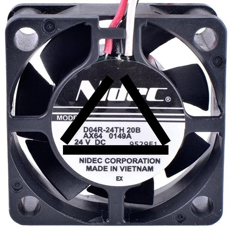 Nidec D04R-24TH 20B 24V 0.08A 3 Wires Axial Cooling Fan