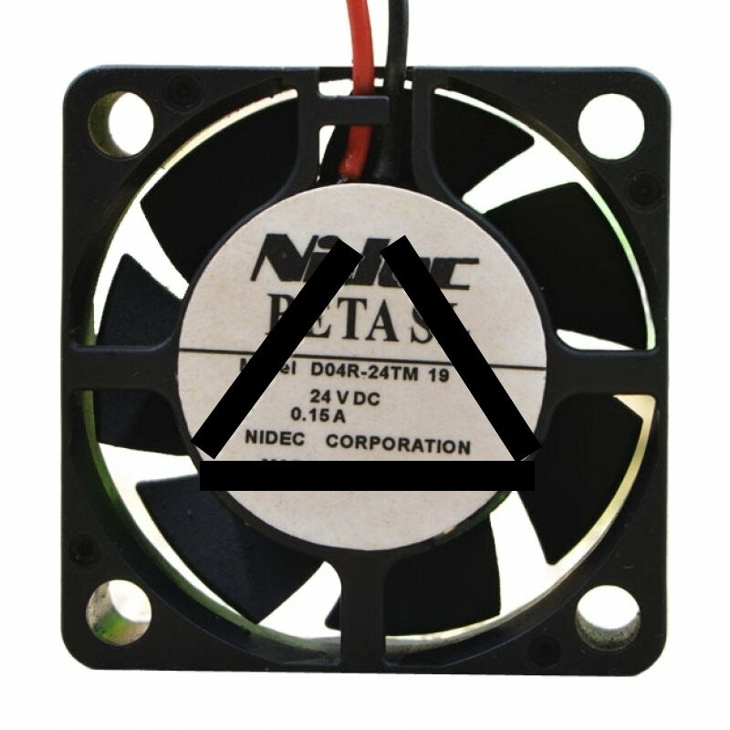 Nidec D04R-24TM DC 24V 0.15A 2 Wires / 3 Wires Axial Cooling Fan