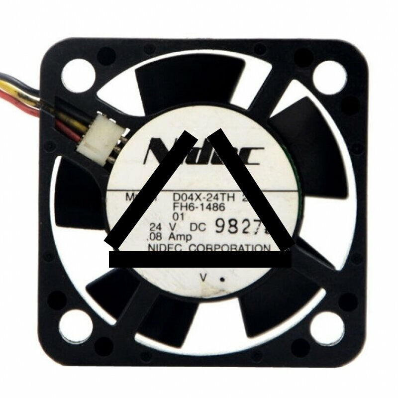 Nidec D04X-24TH DC 24V 0.08A 2 Wires / 3 Wires Axial Cooling Fan