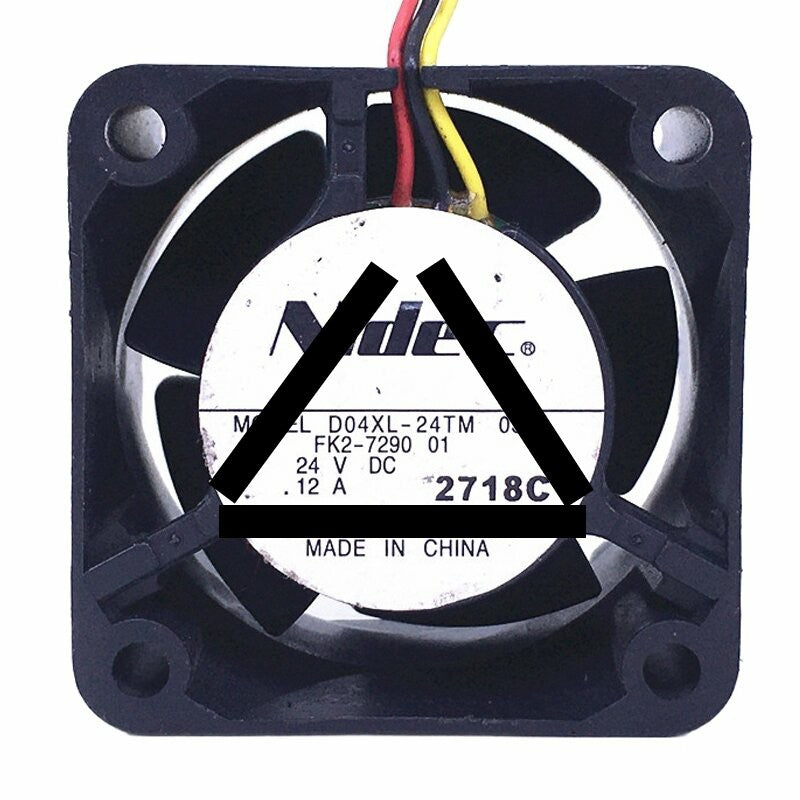 Nidec D04XL-24TM 03B DC 24V 0.12A 4028 Axial Cooling Fan