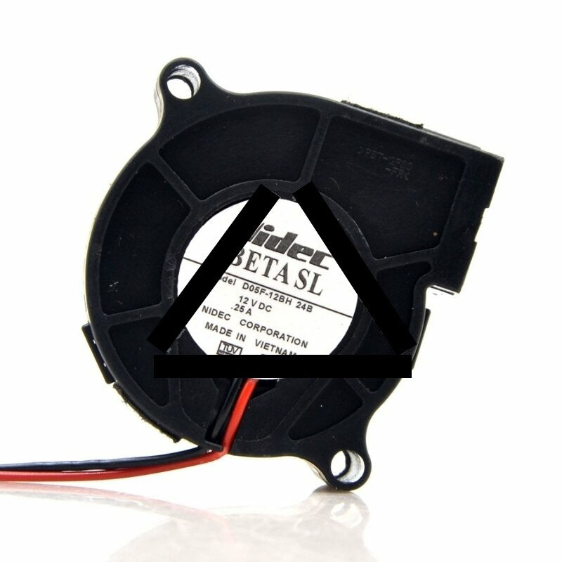 Nidec D05F-12BH DC 12V 0.25A 2 Wires / 3 Wires Blower Cooling Fan