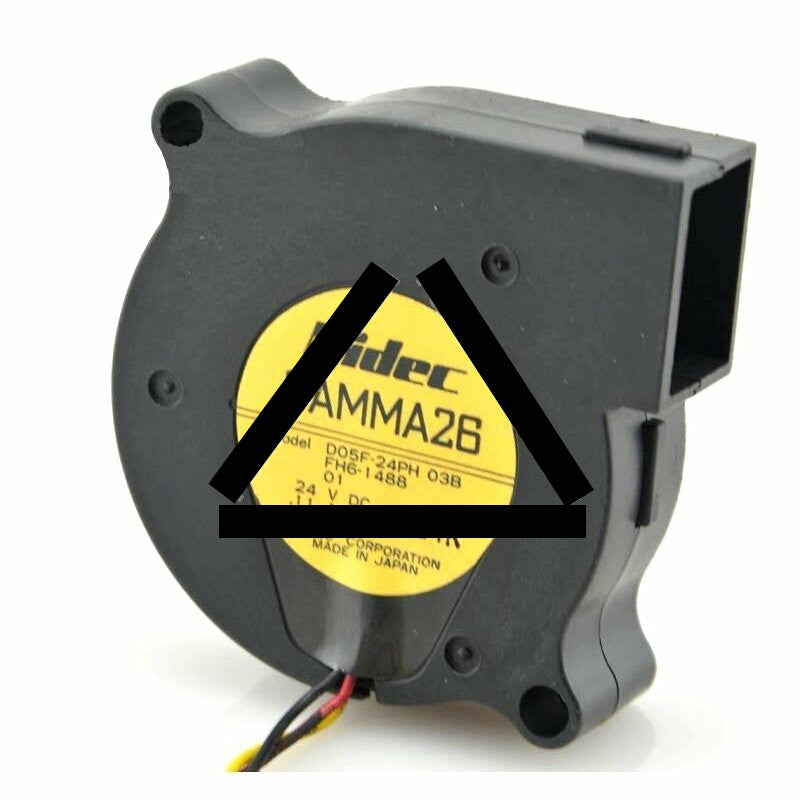 Nidec D05F-24PH DC 24V 0.11A 3 Wires Blower Cooling Fan