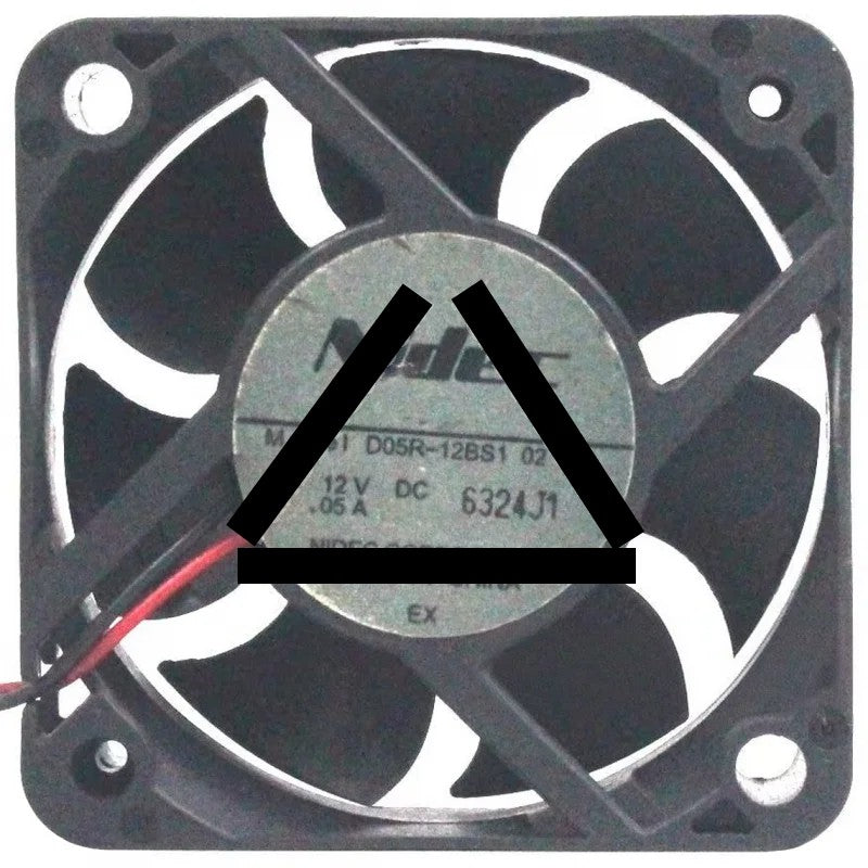 Nidec D05R-12BS1 02 12V 0.05A 2 Wires Axial Cooling Fan