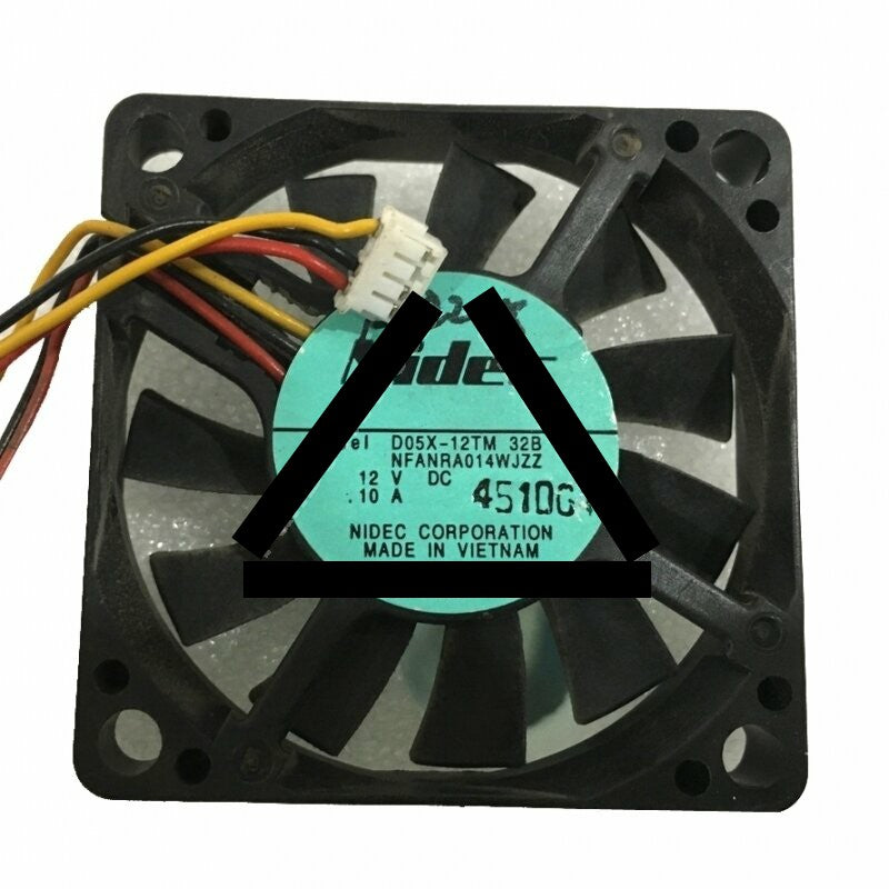 Nidec D05X-12TM DC 12V 0.1A 3 Wires Axial Cooling Fan