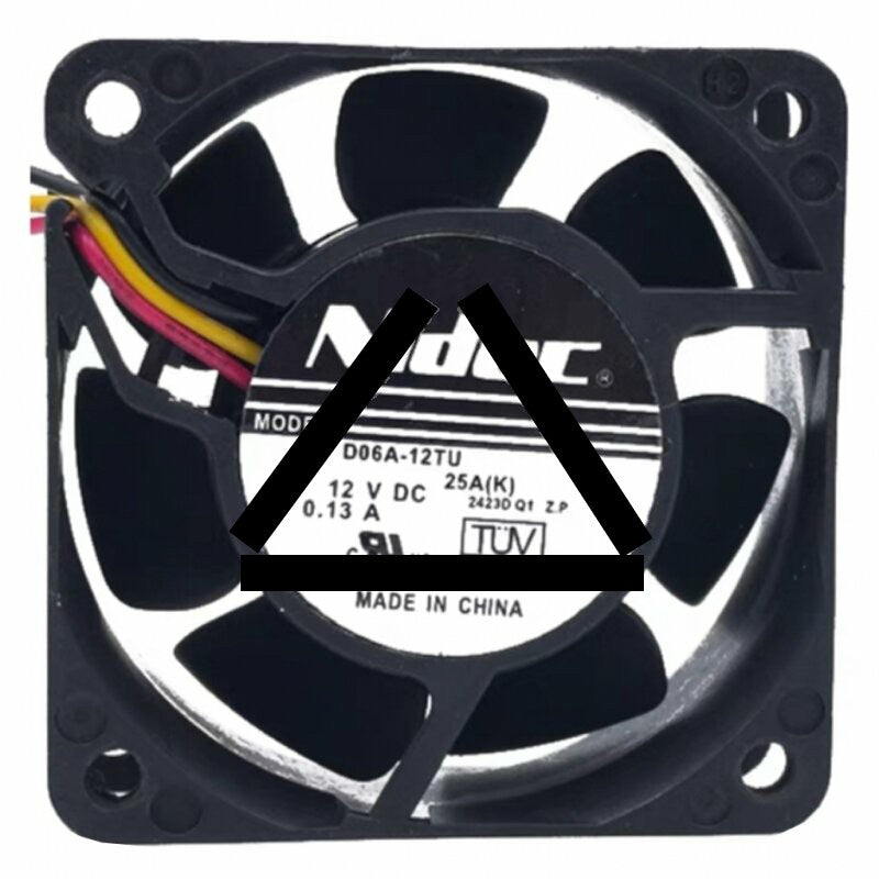 Nidec D06A-12TU 25A(K) DC 12V 0.13A 6025 Axial Cooling Fan