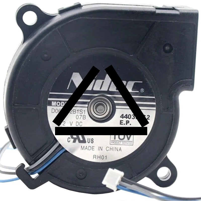 Nidec D06F-12B1S1 07B DC 12V 0.33A 3 Wires Blower Cooling Fan