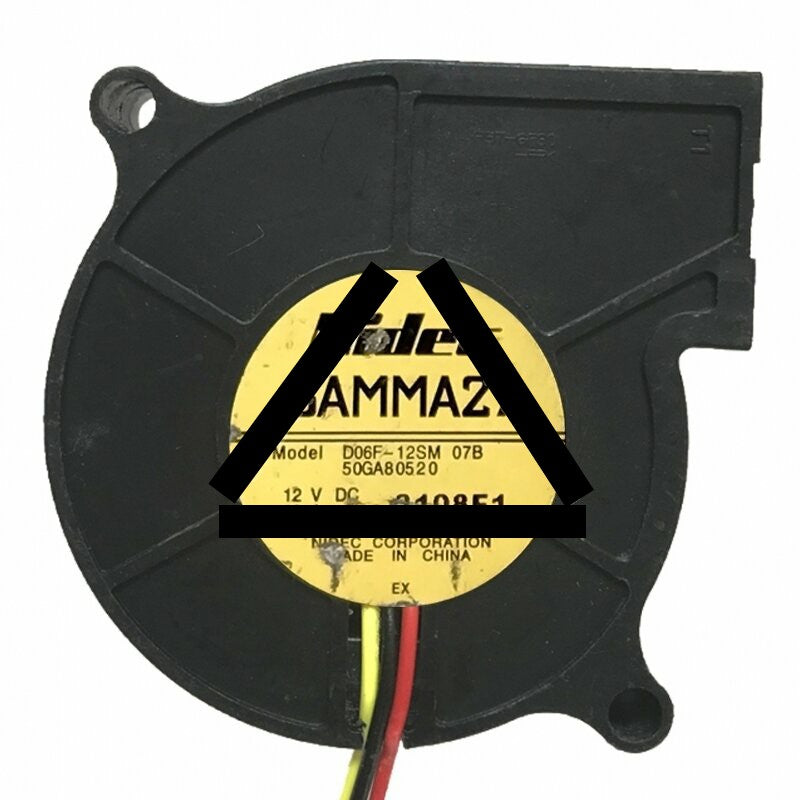 Nidec D06F-12SM 07B 12V 0.10A 2 / 3 Wires Blower Cooling Fan