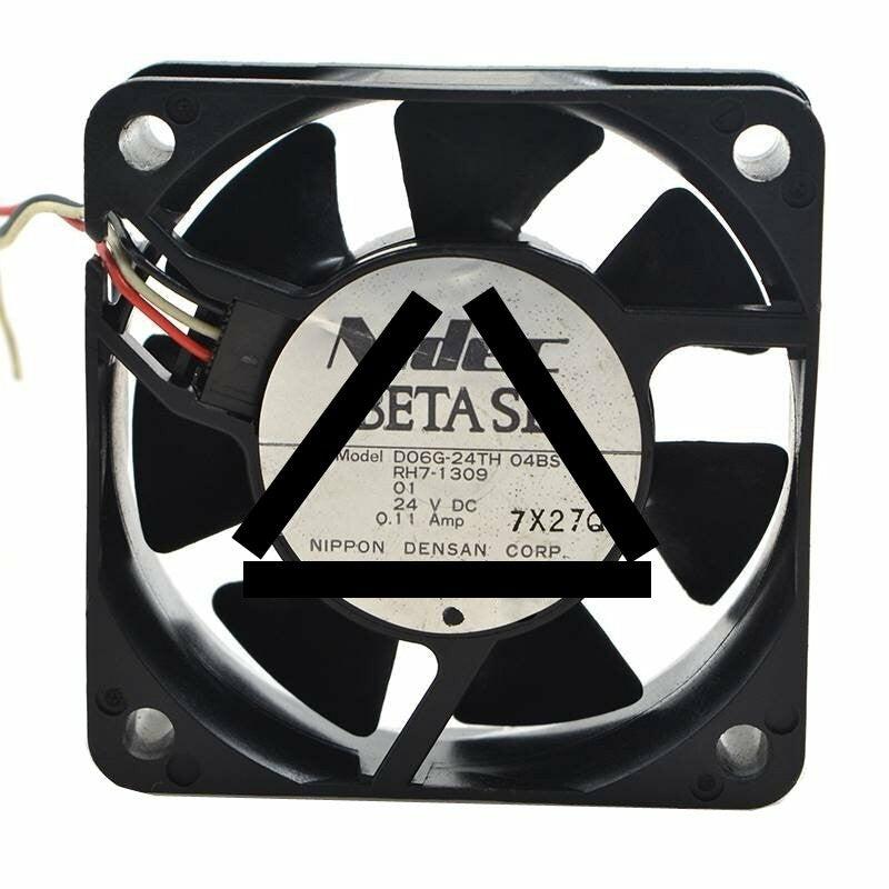 Nidec D06G-24TH 04BS DC 24V 0.11A 2 Wires / 3 Wires Axial Cooling Fan