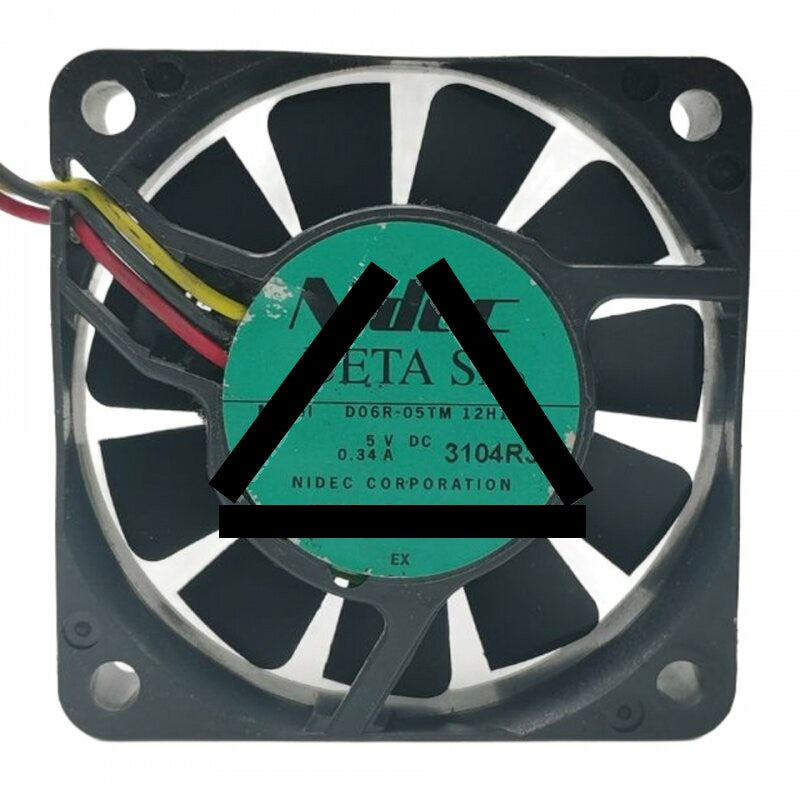 Nidec D06R-05TM 12H1 DC 5V 0.34A 6015 Axial Cooling Fan