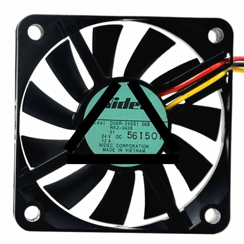 Nidec D06R-24SS1 DC 24V 0.12A 2 Wires / 3 Wires Axial Cooling Fan