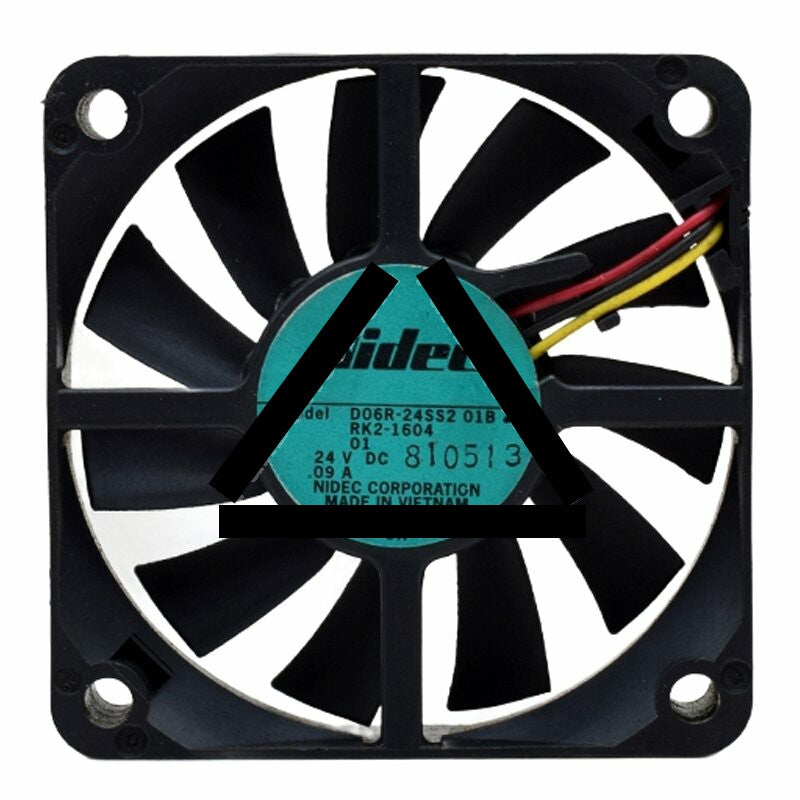 Nidec D06R-24SS2 01B DC 24V 0.09A 6015 Axial Cooling Fan