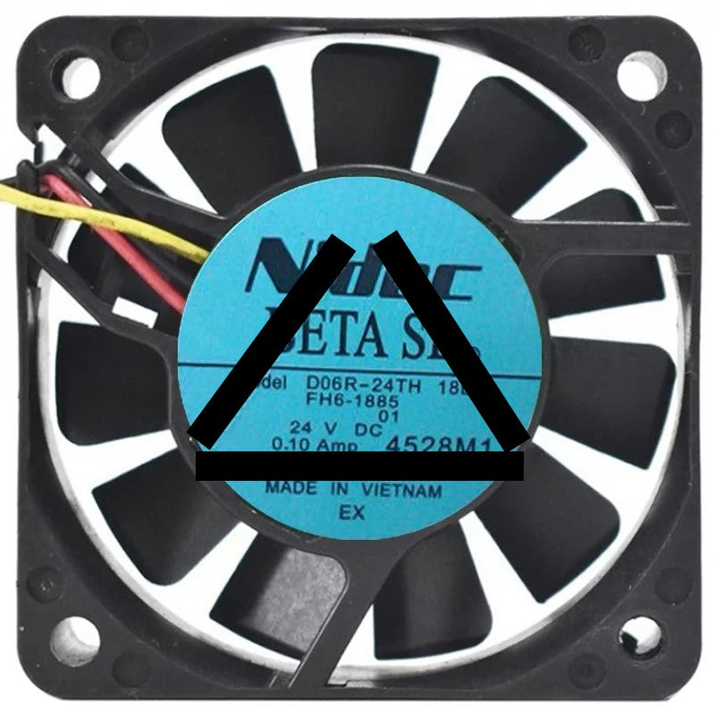 Nidec D06R-24TH 18B DC 24V 0.10Amp 3 Wires Axial Cooling Fan