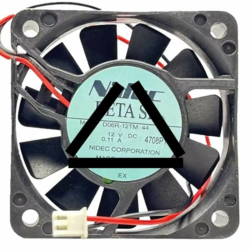 Nidec D06R-24TM 44 DC 12V 0.11A 2 Wires Axial Cooling Fan