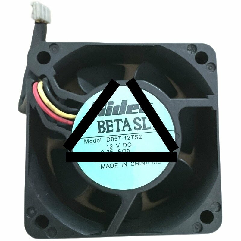 Nidec D06T-12TS2 DC 12V 0.25A 3 Wires Axial Cooling Fan