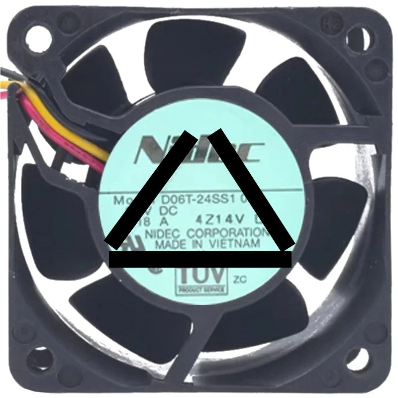Nidec D06T-24SS1 03A DC 24V 0.18A 3 Wires Axial Cooling Fan
