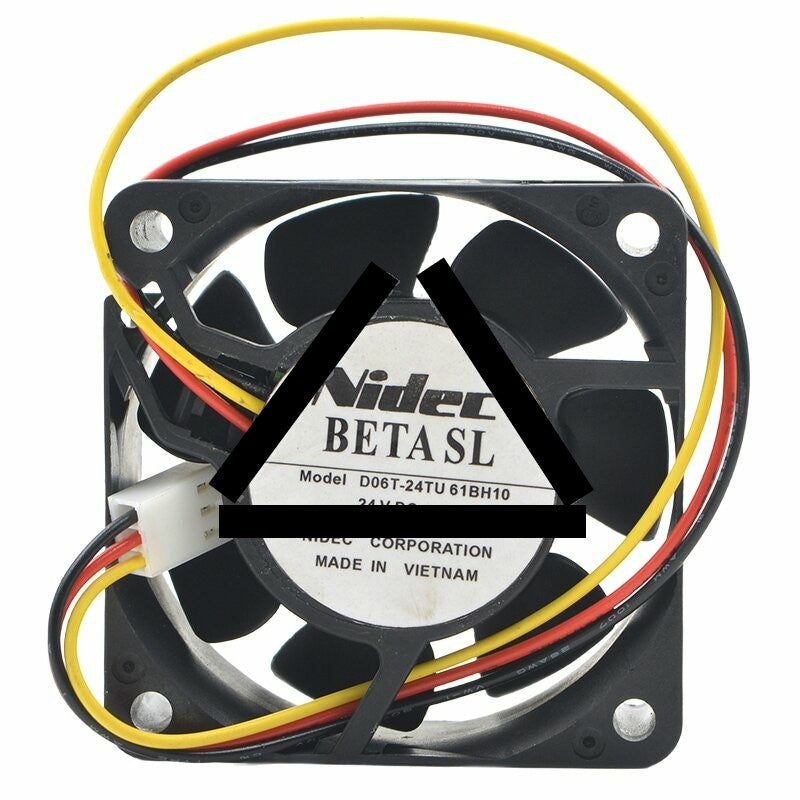 Nidec D06T-24TU 61BH10 DC 24V 0.11A 6025 Axial Cooling Fan