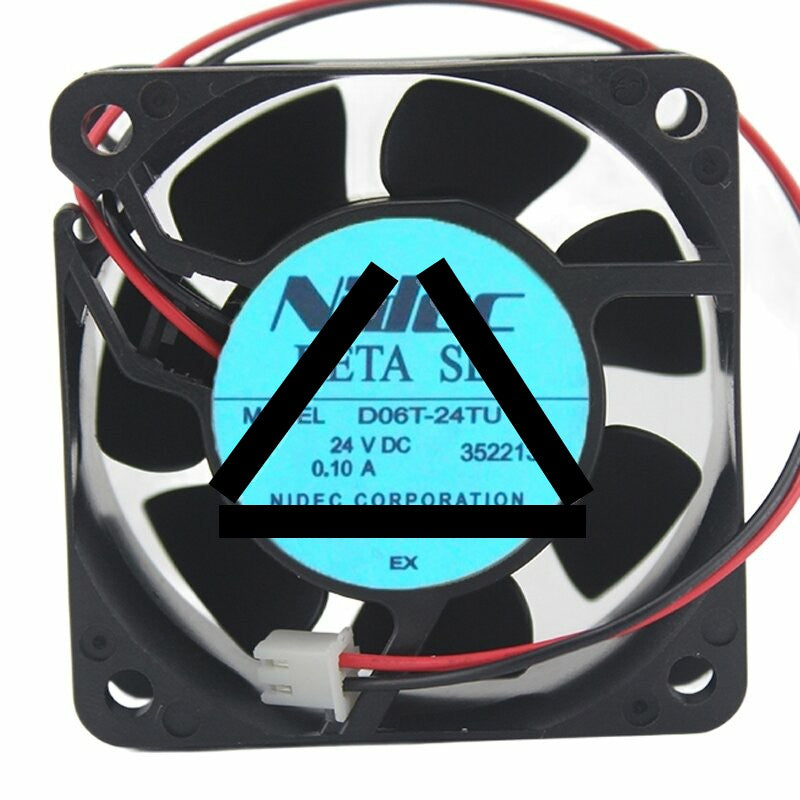 Nidec D06T-24TU DC 24V 0.10A 6025 Axial Cooling Fan