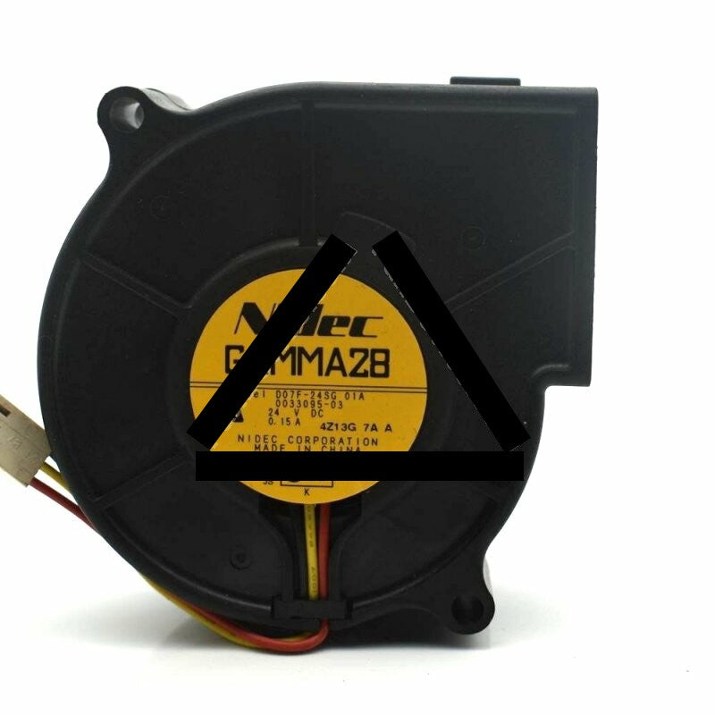 Nidec D07F-24SG DC 24V 0.15A 2 Wires / 3 Wires Blower Cooling Fan