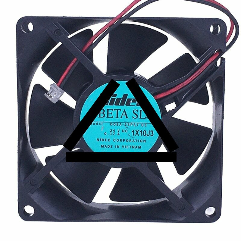 Nidec D08A-24PS7 03 DC 24V 0.17A 8025 Axial Cooling Fan