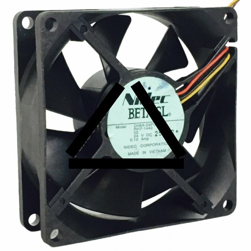Nidec D08A-24PU 06B DC 24V 0.10A Axial Cooling Fan