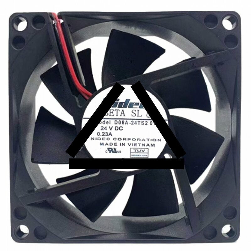 Nidec D08A-24TS2 01 DC 24V 0.23A 8025 Axial Cooling Fan